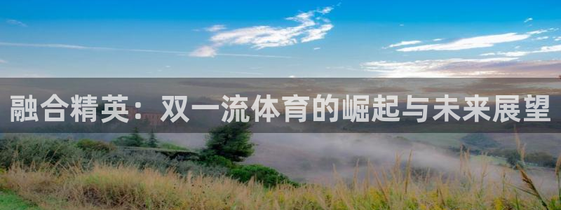 融合精英：双一流体育的崛起与未来展望